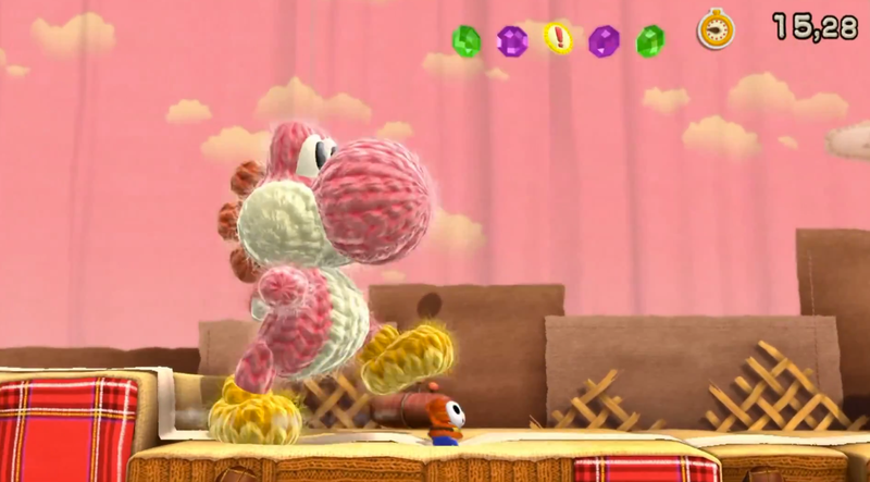 Illustration for article titled Unravel Shy Guys and More in This Yoshi's Woolly World Launch TrailerÂ